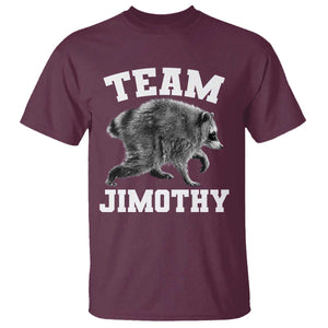 Team Jimothy Raccoon T Shirt Funny Seattle Trash Panda Lover