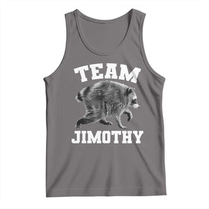 Team Jimothy Raccoon Tank Top Funny Seattle Trash Panda Lover