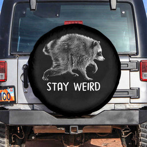 Jimothy the Raccoon Funny Stay Weird Spare Tire Cover Seattle Short Spine Trash Panda