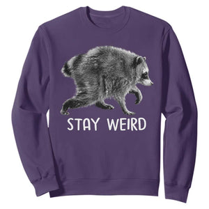 Jimothy the Raccoon Funny Stay Weird Sweatshirt Seattle Short Spine Trash Panda