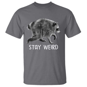 Jimothy the Raccoon Funny Stay Weird T Shirt Seattle Short Spine Trash Panda