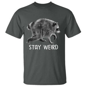 Jimothy the Raccoon Funny Stay Weird T Shirt Seattle Short Spine Trash Panda