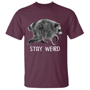 Jimothy the Raccoon Funny Stay Weird T Shirt Seattle Short Spine Trash Panda