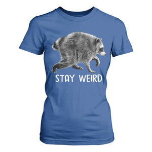 Jimothy the Raccoon Funny Stay Weird T Shirt For Women Seattle Short Spine Trash Panda