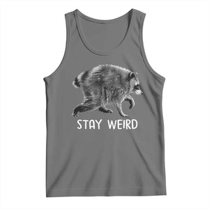Jimothy the Raccoon Funny Stay Weird Tank Top Seattle Short Spine Trash Panda