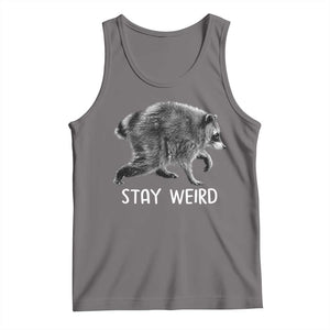 Jimothy the Raccoon Funny Stay Weird Tank Top Seattle Short Spine Trash Panda