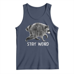 Jimothy the Raccoon Funny Stay Weird Tank Top Seattle Short Spine Trash Panda