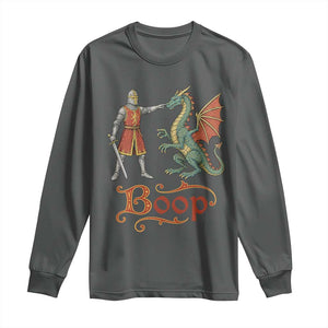 Boop Medieval Knight Dragon Long Sleeve Shirt Funny Ren Faire Dark Fantasy