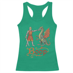 Boop Medieval Knight Dragon Racerback Tank Top Funny Ren Faire Dark Fantasy
