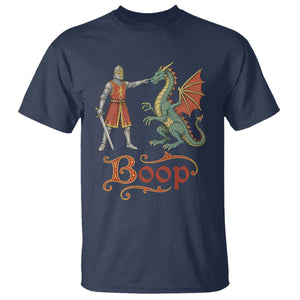 Boop Medieval Knight Dragon T Shirt Funny Ren Faire Dark Fantasy