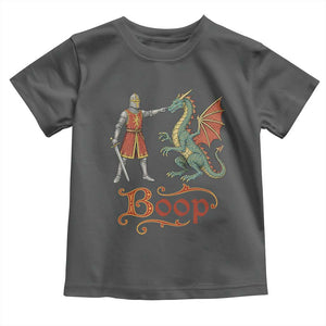 Boop Medieval Knight Dragon Toddler T Shirt Funny Ren Faire Dark Fantasy