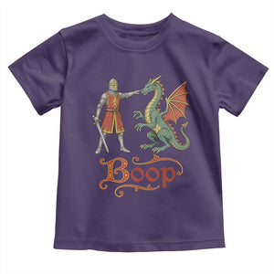 Boop Medieval Knight Dragon Toddler T Shirt Funny Ren Faire Dark Fantasy