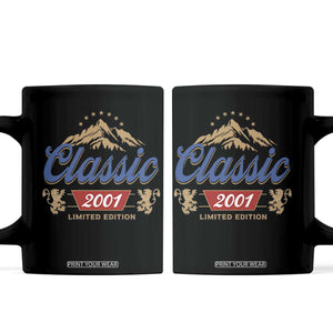 25th Birthday Beer Classic 2001 Limited Edition Coffee Mug Funny Gifts for 25 Year Olds