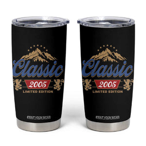 21st Birthday Beer Classic 2005 Limited Edition Tumbler Cup Funny Gifts for 21 Year Olds