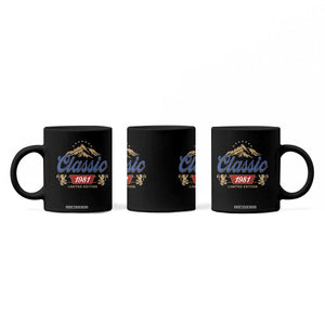 45th Birthday Beer Classic 1981 Limited Edition Coffee Mug Funny Gifts for 45 Year Olds