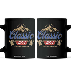 55th Birthday Beer Classic 1971 Limited Edition Coffee Mug Funny Gifts for 55 Year Olds