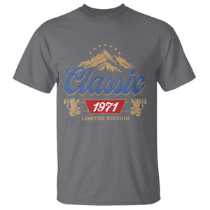 55th Birthday Beer Classic 1971 Limited Edition T Shirt Funny Gifts for 55 Year Olds