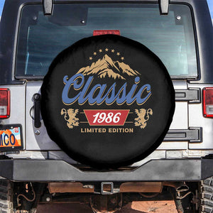 40th Birthday Beer Classic 1986 Limited Edition Spare Tire Cover Funny Gifts for 40 Year Olds
