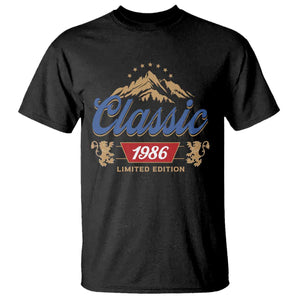 40th Birthday Beer Classic 1986 Limited Edition T Shirt Funny Gifts for 40 Year Olds