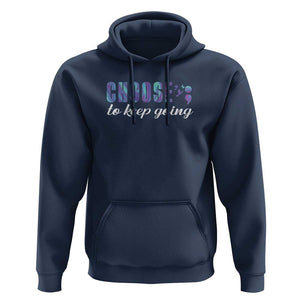 Suicide Prevention Awareness Hoodie Choose To Keep Going Semicolon Birds TS11 Navy Print Your Wear