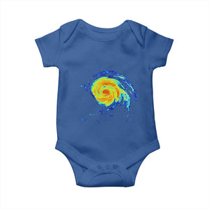 Hurricane Erin Baby Onesie Meteorologist Weather Radar Storm Chasing TS11 Royal Blue Print Your Wear