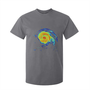Hurricane Erin T Shirt For Kid Meteorologist Weather Radar Storm Chasing TS11 Charcoal Print Your Wear