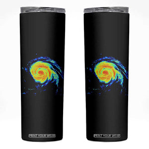 Hurricane Erin Skinny Tumbler Meteorologist Weather Radar Storm Chasing TS11 Black Print Your Wear