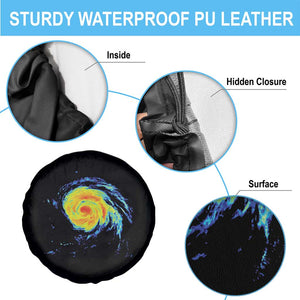 Hurricane Erin Spare Tire Cover Meteorologist Weather Radar Storm Chasing TS11 Print Your Wear