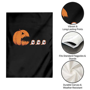 Funny Halloween Gamer Video Gaming Pumpkin Ghost Garden Flag TS11 Print Your Wear