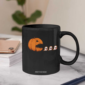 Funny Halloween Gamer Video Gaming Pumpkin Ghost Coffee Mug TS11 Print Your Wear