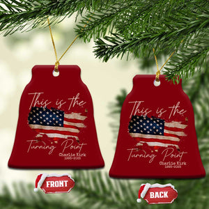 This Is The Turning Point Ceramic Ornament Patriotic American Map Vintage USA Flag TS11 Print Your Wear