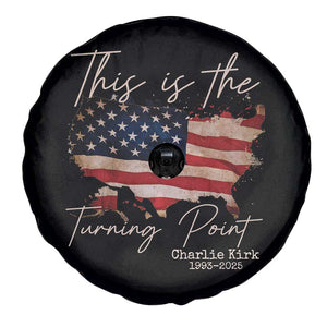 This Is The Turning Point Spare Tire Cover Patriotic American Map Vintage USA Flag TS11 Print Your Wear