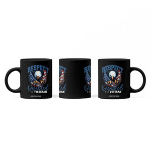 Respect Disabled Veteran Coffee Mug Military Soldier American Flag Bald Eagle TS11 Print Your Wear