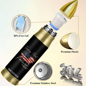 Turning Point Forever Bullet Tumbler Patriotic American Map Vintage USA Flag TS11 Print Your Wear
