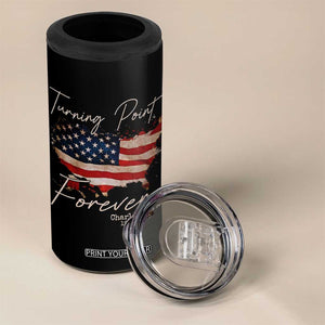 Turning Point Forever 4 in 1 Can Cooler Tumbler Patriotic American Map Vintage USA Flag TS11 Print Your Wear