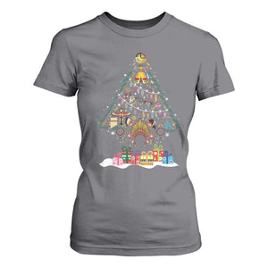 Funny Native American Christmas Tree Medicine Wheel T Shirt For Women TS11 Charcoal Print Your Wear