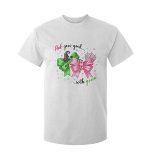 Funny Christmas Witch Pink Goes Good With Green T Shirt For Kid TS11 White Print Your Wear