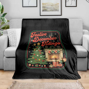 Funny Democrat Christmas Throw Blanket Festive December Tiding Xmas Political Satire TS11 Print Your Wear