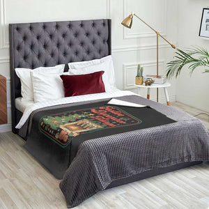 Funny Democrat Christmas Throw Blanket Festive December Tiding Xmas Political Satire TS11 Print Your Wear