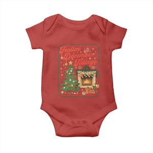 Funny Democrat Christmas Baby Onesie Festive December Tiding Xmas Political Satire TS11 Red Print Your Wear