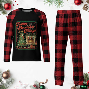 Funny Democrat Christmas Plaid Pajama Set Festive December Tiding Xmas Political Satire TS11 Buffalo Plaid Print Your Wear