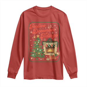 Funny Democrat Christmas Long Sleeve Shirt Festive December Tiding Xmas Political Satire TS11 Red Print Your Wear