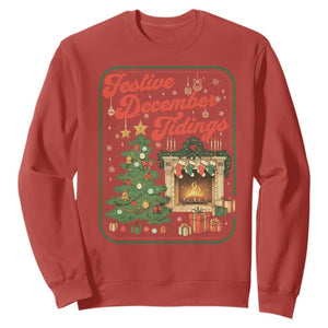 Funny Democrat Christmas Sweatshirt Festive December Tiding Xmas Political Satire TS11 Red Print Your Wear