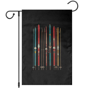 Vintage Skiblades Skiboards Skiing Ski Season Winter Sport Garden Flag TS11 Black Print Your Wear