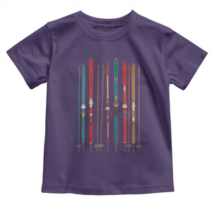 Vintage Skiblades Skiboards Skiing Ski Season Winter Sport Toddler T Shirt TS11 Purple Print Your Wear