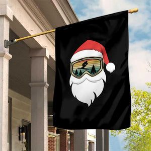 Funny Ski Christmas Winter Sport Skiing Santa Hat Garden Flag TS11 Print Your Wear
