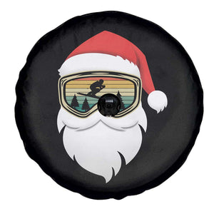 Funny Ski Christmas Winter Sport Skiing Santa Hat Spare Tire Cover TS11 Print Your Wear