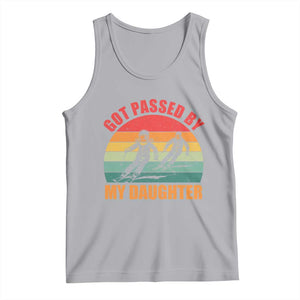 Funny Skiing Ski Dad Tank Top Got Passed By My Daughter Retro Vintage TS11 Athletic Heather Print Your Wear