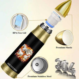 3 Fire Horses Moon Equestrian Bullet Tumbler Year Of The Fire Horse Joke TS11 Print Your Wear