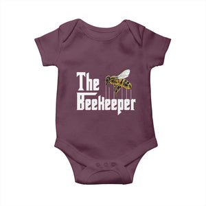 The Beekeeper Baby Onesie Funny Keeping Apiary Beekeeping Gift TS11 Maroon Print Your Wear